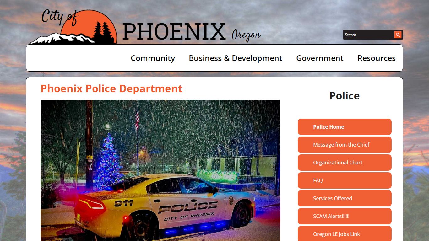 Phoenix Police Department | Phoenix Oregon